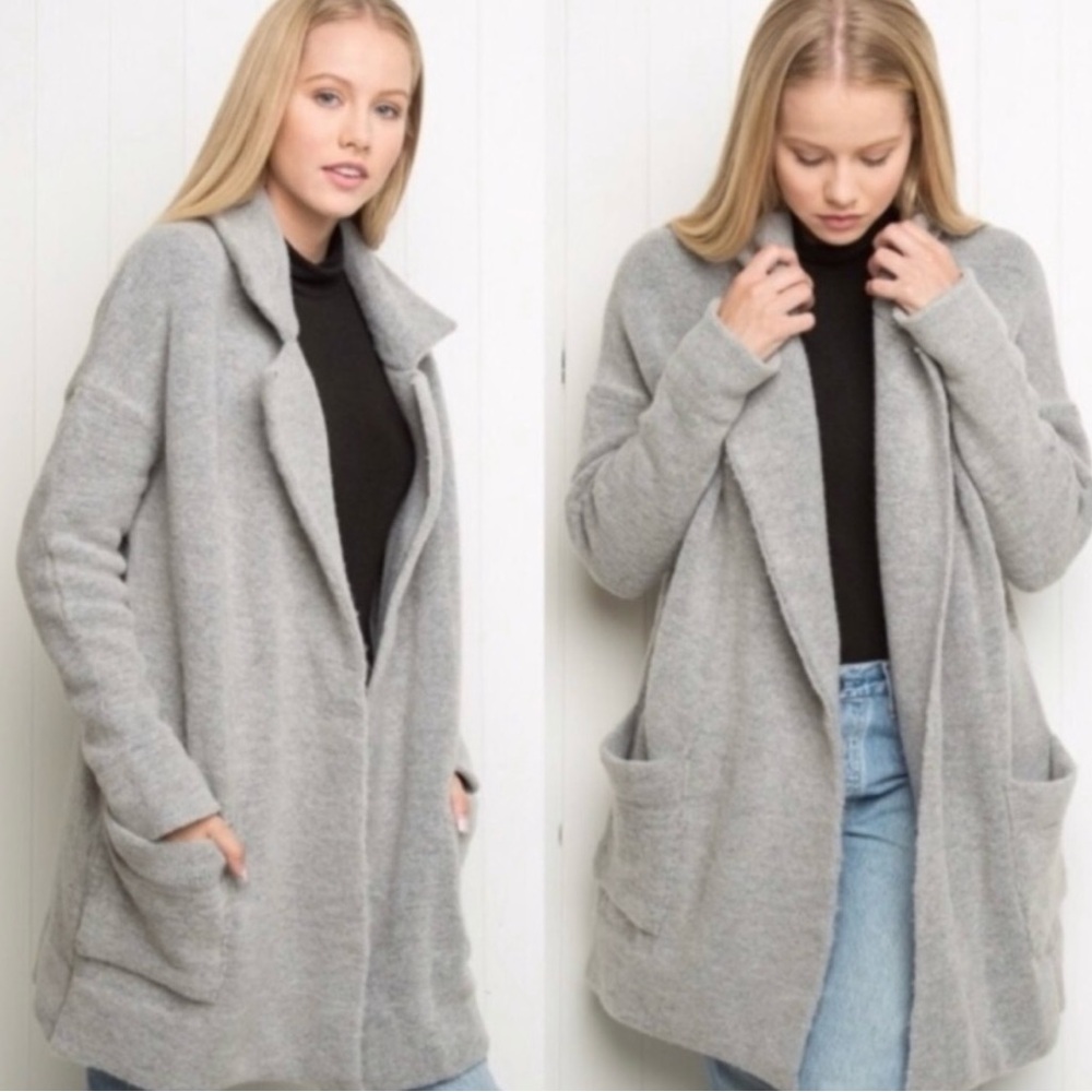 Brandy and Melville Gray Kennedy Coat